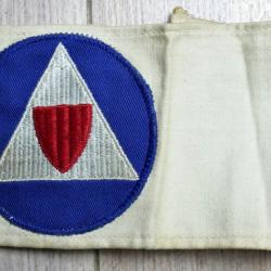 Brassard Original Auxiliaire Police d&eacute;fense civile, armband USA 2gm ww2