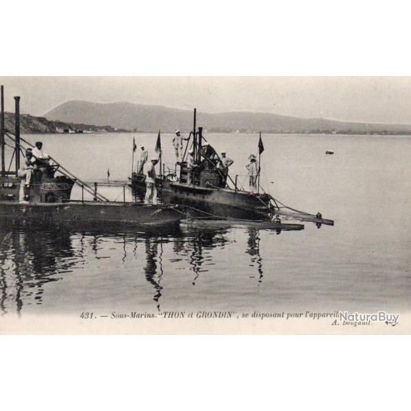 Carte Postale Sous-Marins "THON et GRONDIN" -N�6033