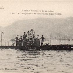 CPA - MARINE DE GUERRE - Le Torpilleur Submersible " DRODIN " - N&deg;6036