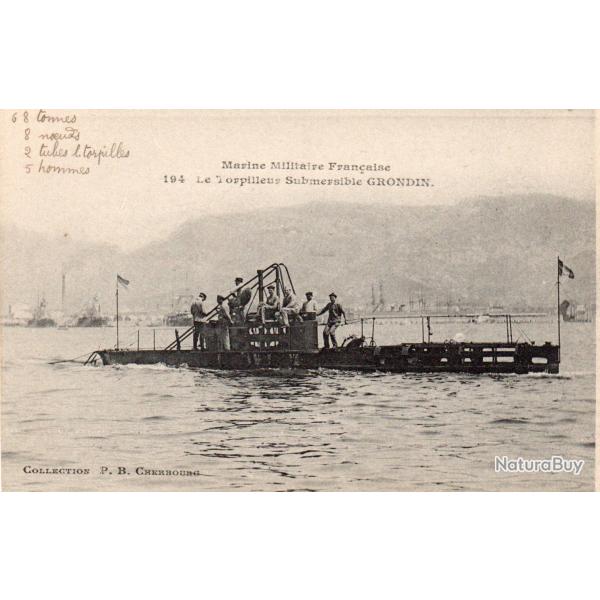 CPA - MARINE DE GUERRE - Le Torpilleur Submersible " DRODIN " - N�6036