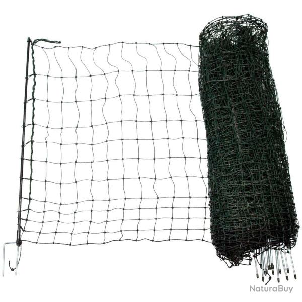 Filet volaille piquets renforc�s, 1.10 x 25 m
