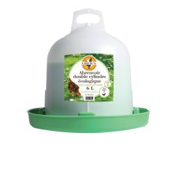 Abreuvoir double cylindre Ligne Verte 6 L CHICK'A
