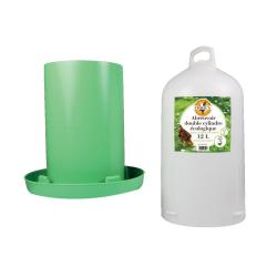 Abreuvoir double cylindre Ligne Verte 12L CHICK'A