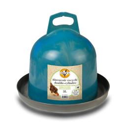 Abreuvoir recycl&eacute; double cylindre 3L CHICK'A