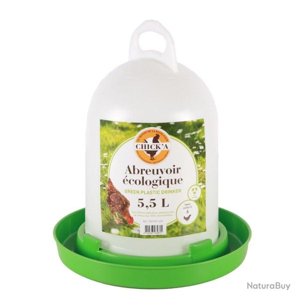Abreuvoir volaille ligne verte 5.5 l