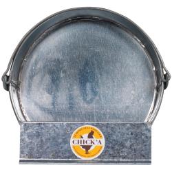 Abreuvoir seau m&eacute;tal niveau constant 12 L pour 14 poules