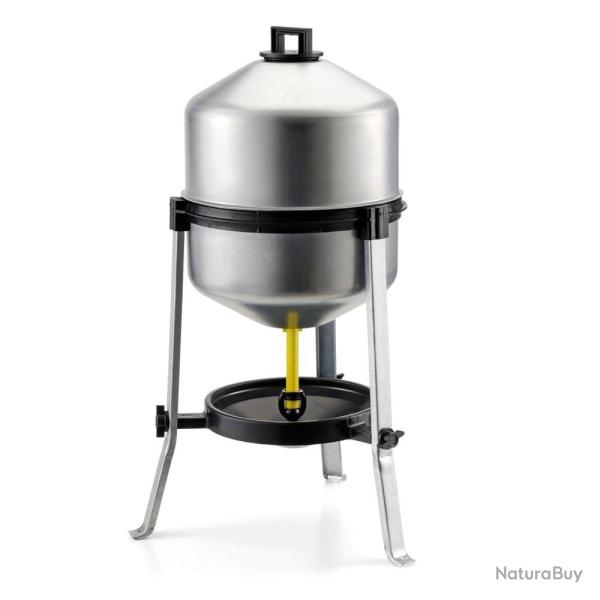 Abreuvoir sipho�de galvanis� sur pied 22 L pour 25 poules