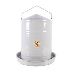 Abreuvoir en m&eacute;tal gris, 20 L