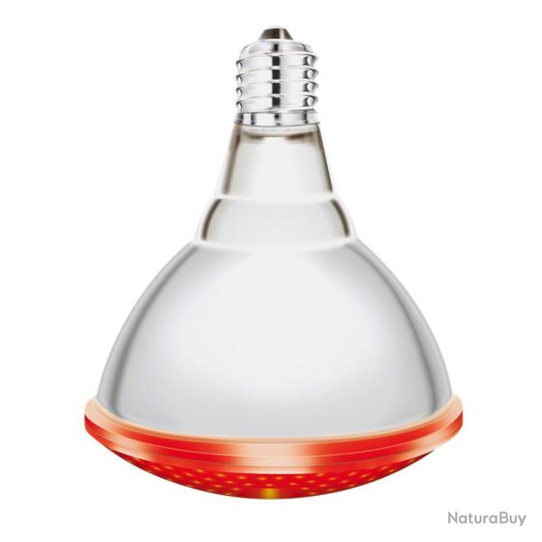 Lot de 2 Lampes IR/PAR vis rouges Interheat 100W