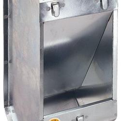 Mangeoire pour lapin en m&eacute;tal, 1 compartiment