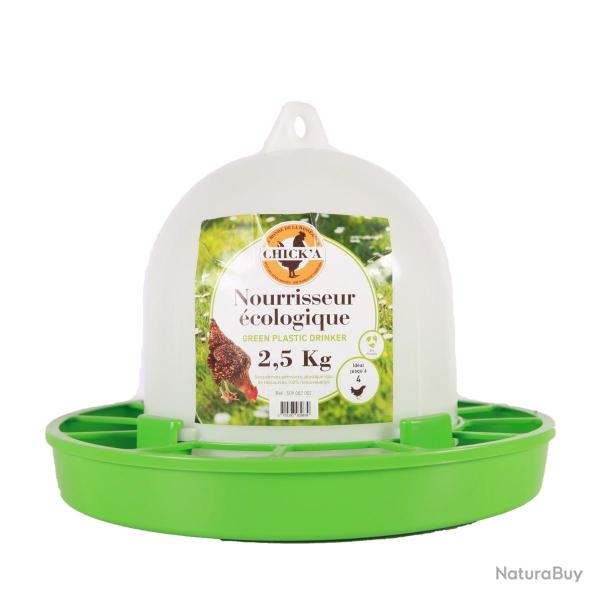 Nourrisseur � tr�mie ligne verte, 2,5 kg CHICK'A
