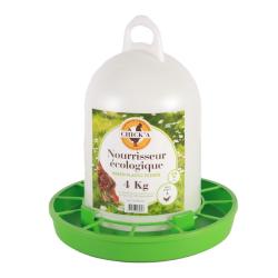 Nourrisseur &agrave; tr&eacute;mie ligne verte, 4 kg CHICK'A