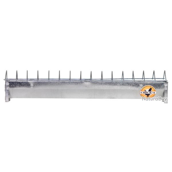 Mangeoire en acier galvanis� 50 cm pour 15 poussins