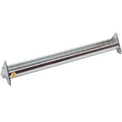 Mangeoire en acier galvanis&eacute; &agrave; grille mobile 100 cm pour 15 poulets