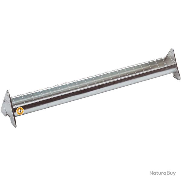 Mangeoire en acier galvanis� � grille mobile 100 cm pour 15 poulets