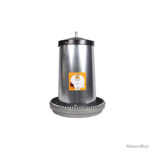 Nourrisseur � tr�mie �maill� 25 L pour 17 poules