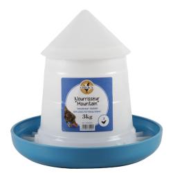 Nourrisseur Mountain conique bleu 3 kg