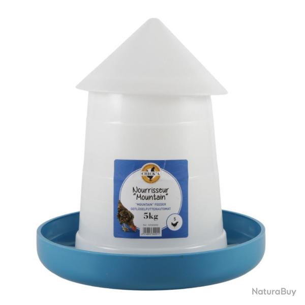 Nourrisseur Mountain conique bleu 5 kg