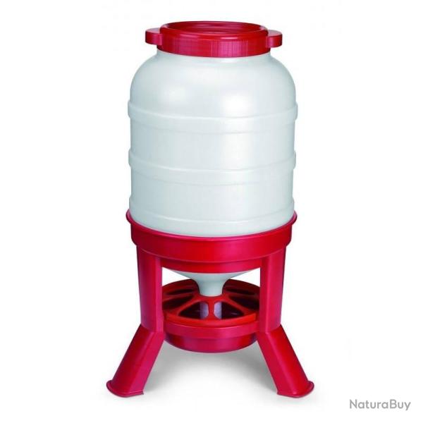 Mangeoire pour volailles sur pieds 40L