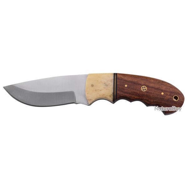 Couteau manche en bois de cerf avec �tui