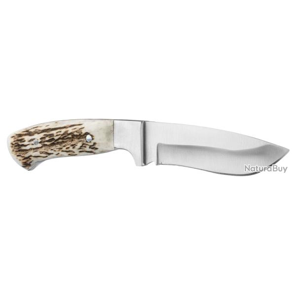 Couteau de chasse manche en bois de cerf Country