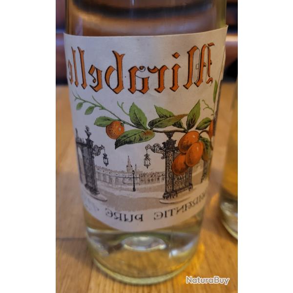 Bouteille D'eau De Vie De Mirabelle - Alcool Blanc 50� (1973)