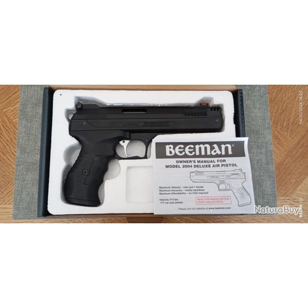 PISTOLET AIR COMPRIM�  BEEMAN NEUF .SUITE RETOUR GARANTIE.BEEMAN DE LUXE.s