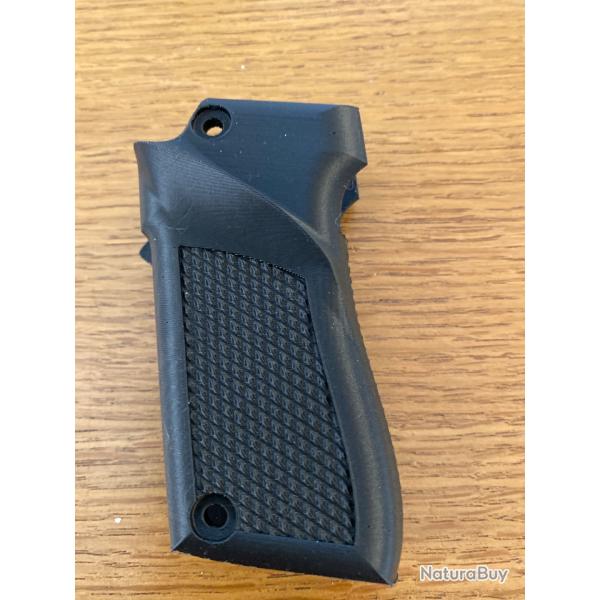(N�X2) Crosse noire droitier pour pistolet Unique 22lr mod�le D et E.