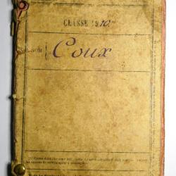 Livret militaire Artillerie &agrave; pied ww1 mar&eacute;chal des logis vaccination militaria