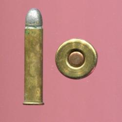 .38 Ballard Extra long - RARE - &eacute;tui de 41 mm de long - amorce cuivre - balle plomb