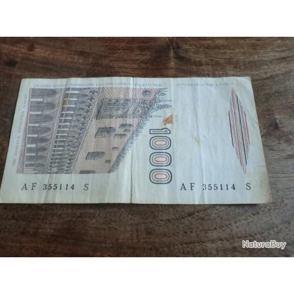 billet 1000 lire / AF 355114 S