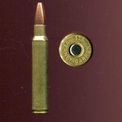 .375 Verney Carron - RARE - marquage : .375 R VERNEY CARRON - &eacute;tui &agrave; GORGEde 72.6 mm de long