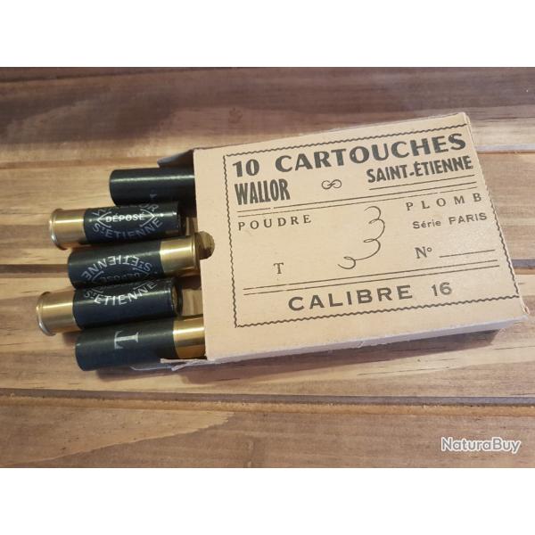 belle boite de cartouches Wallor de ST Etienne