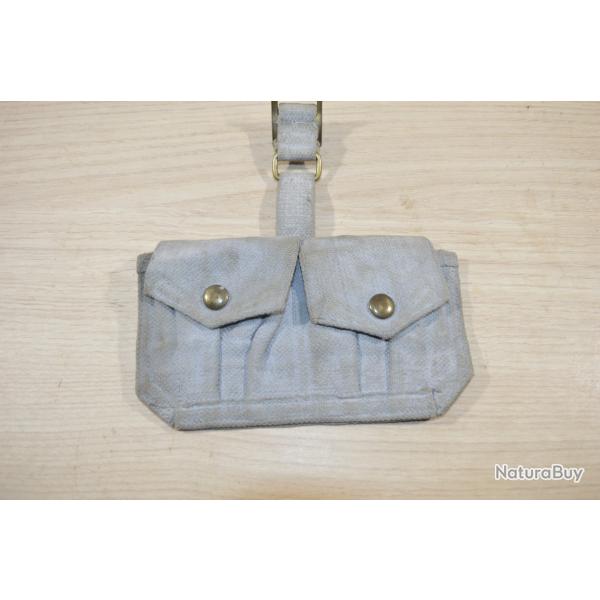Cartouchi�re Tissu Arm�e BELGES / Anglais/  Enfield Mauser 1950 FN FN FAL  / SAFN 49  CAM (14)