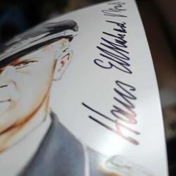 Autographe ORIGINAL As de l'aviation Hans-Ekkehard Bob