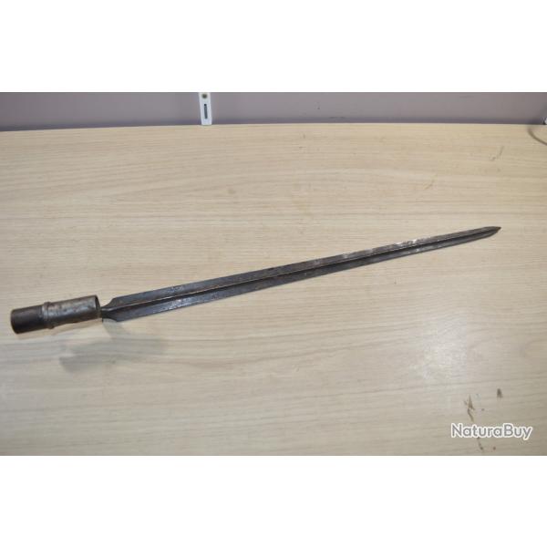 Ba�onnette � douille Autrichienne Hongrois M1867  T modifi� Moyen Orient Export 1800/1820/1850 T