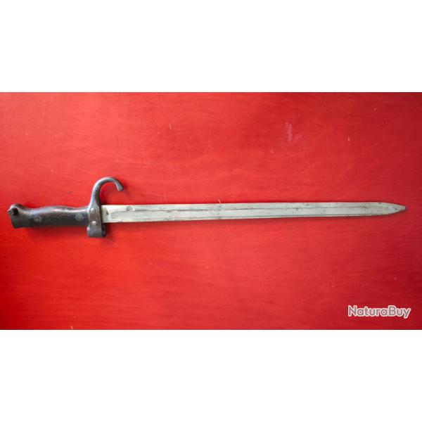 Ba�onnette fran�aise mod�le 1892 deuxi�me type pour mousqueton Berthier