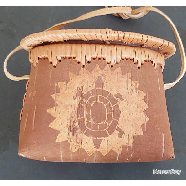 PANIER ALGONQUIEN en �corce de Bouleau