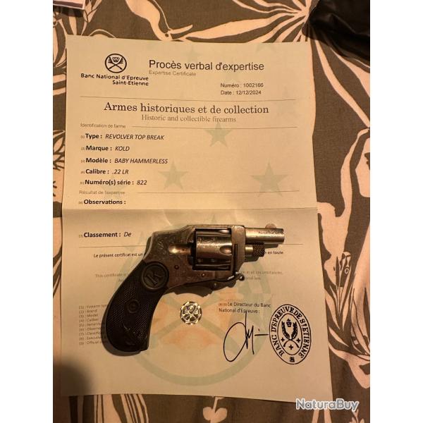 Rare revolver kold 22lr short