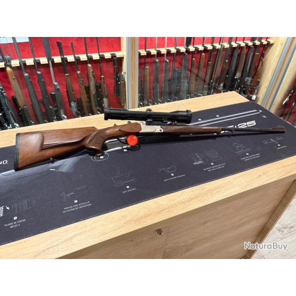 Carabine Krieghoff Hubertus calibre 6,5x57R avec lunette Swarovski 1,5-6x42