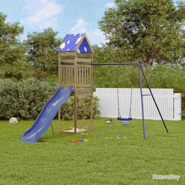 Aire de jeux d'ext�rieur bois de pin impr�gn�