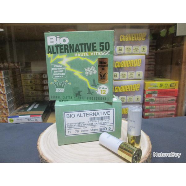 50 cartouches cal 12/76 Bio Alternative no5 en 34 g Jocker