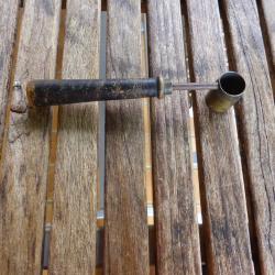 Dosette &agrave; poudre ancienne marquage CR et Ancre de Marine