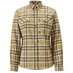 Chemise de Randonnee en Flanelle Abisko Femme Golden
