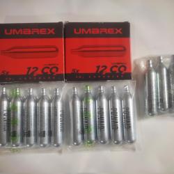 20 cartouches de CO2 de 12gr et 5 cartouches de maintenance