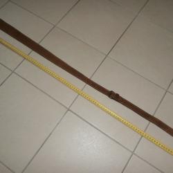 bretelle en cuir souple pour carabine