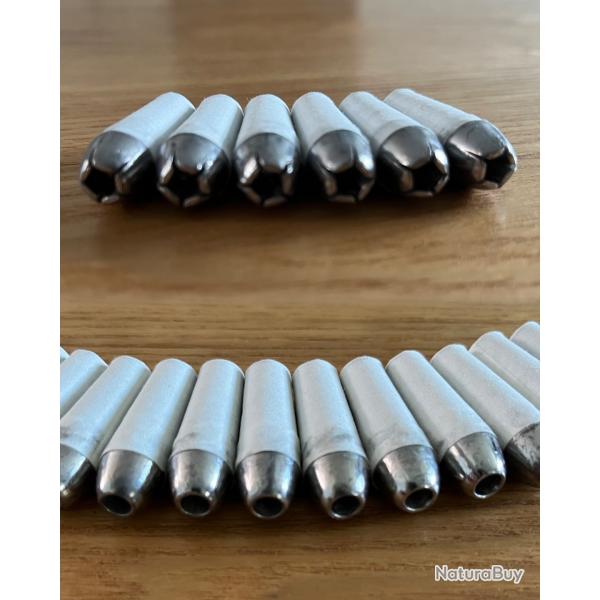 Cartouches papier 2g Suisse n�1 pointes creuses & expansives x96 sous vide (.454)