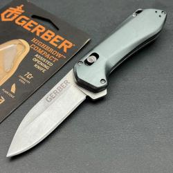 Couteau Gerber Highbrow Compact A/O Lame Acier 7Cr17MoV Manche Alu Blue Pivot Lock Clip