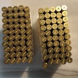 100 &eacute;tuis 6,5x55 PPU tir&eacute;es 1 fois