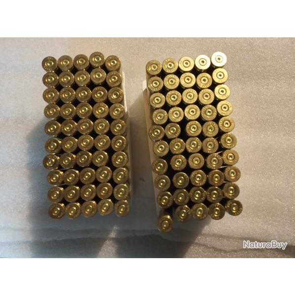 100 �tuis 6,5x55 PPU tir�es 1 fois